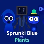 Play Plants vs Sprunki Blue now!