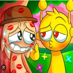 Play Sprunki Kiss Game