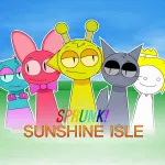 Play Sprunki Sunshine Isle Game